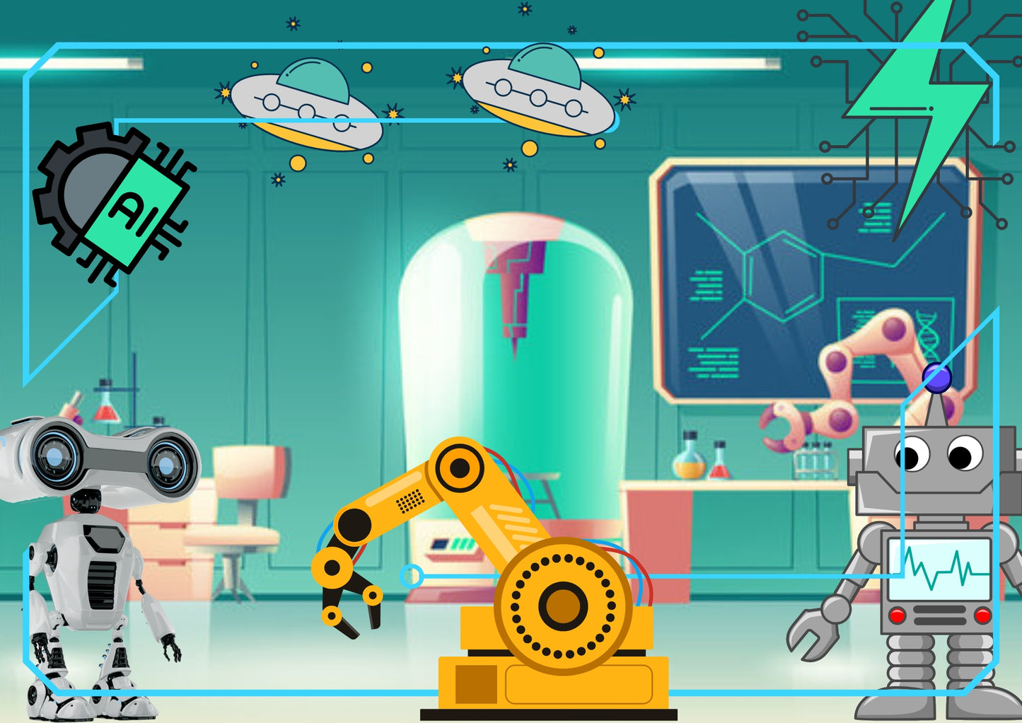 Robot Busy Book