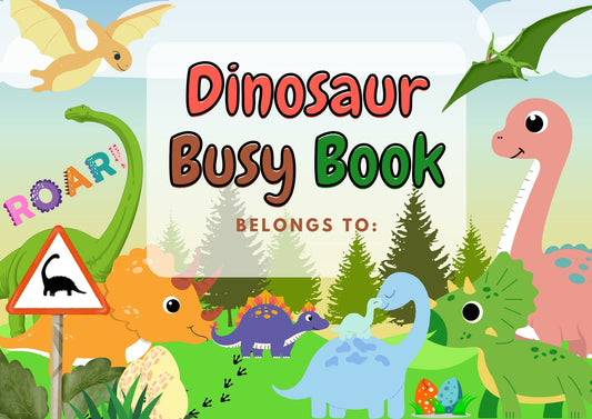 Dino Busy Book